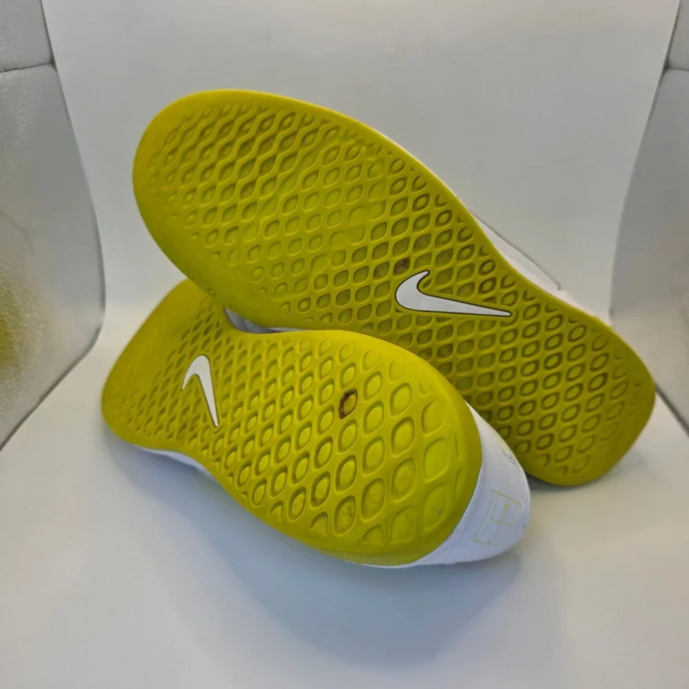 Nike NikeCourt Zoom Lite 3 White High Voltage Tennis Shoes | Men Size 12